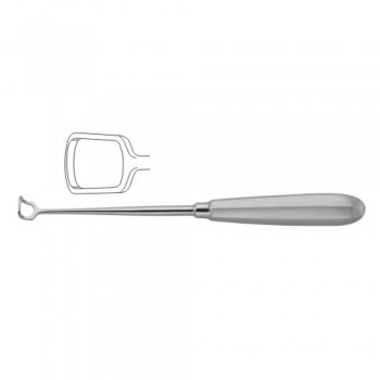 Beckmann Adenoid Curette Fig. 4 Stainless Steel, 22.5 cm - 8 3/4" Width 19.0 mm